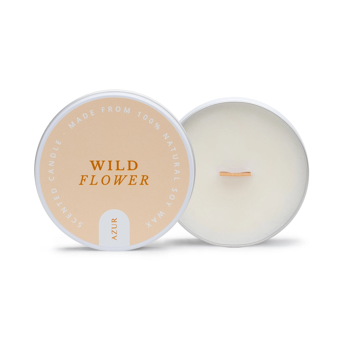 AZUR - WILDE BLUME Duftkerze Dose 75ml