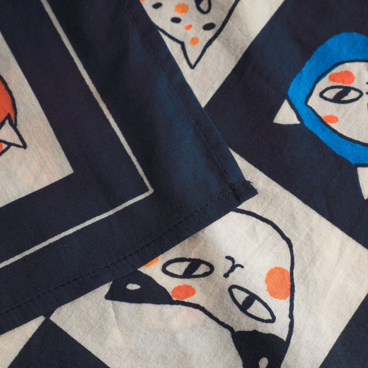 DEDICATED - x Eniko Katalin Eged Scarf Kullavik Cat Bingo Black - WERTE FREUNDE