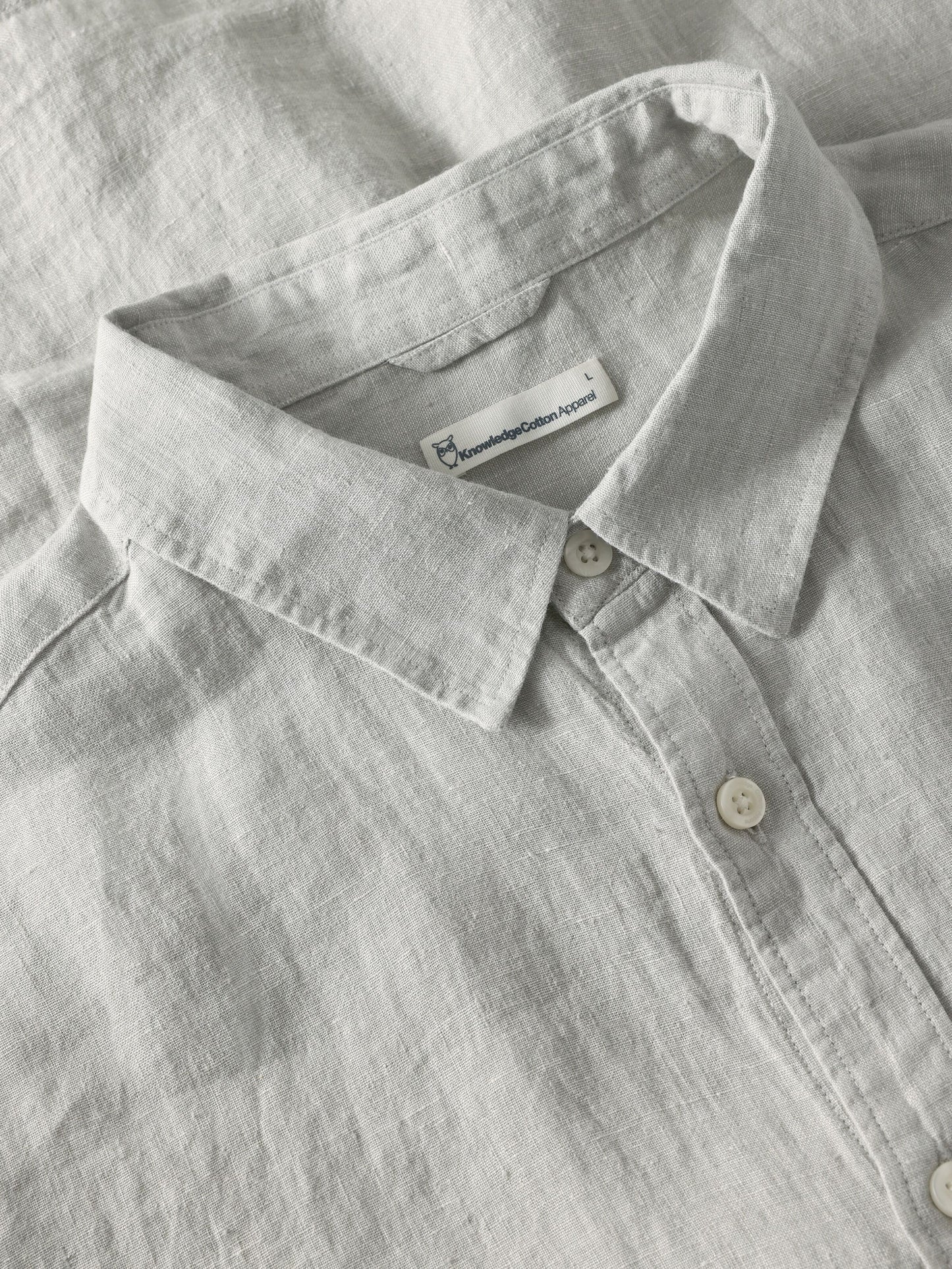 KCA - Linen shirt Ultimate Grey - Yarndyed - WERTE FREUNDE