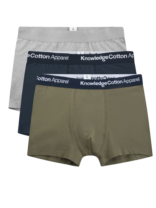 KCA - 3-pack underwear Dark Olive