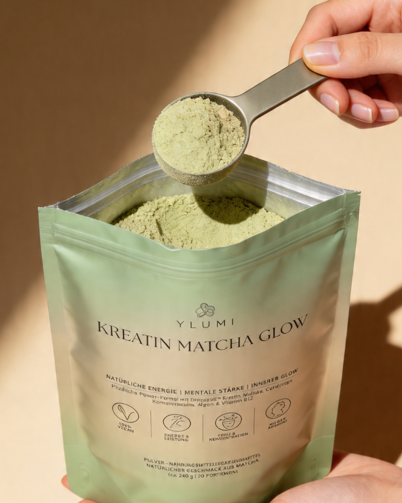 YLUMI - KREATIN MATCHA GLOW PULVER 240g