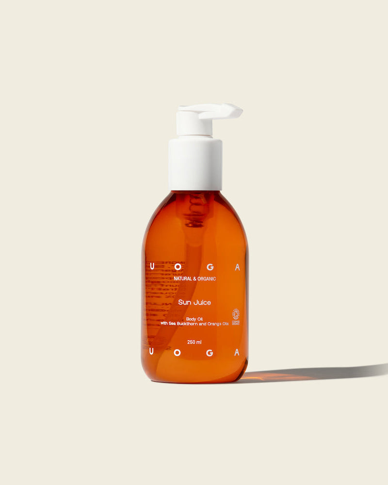 UOGA UOGA - Sun Juice - body oil with sweet orange oils 250ml - WERTE FREUNDE
