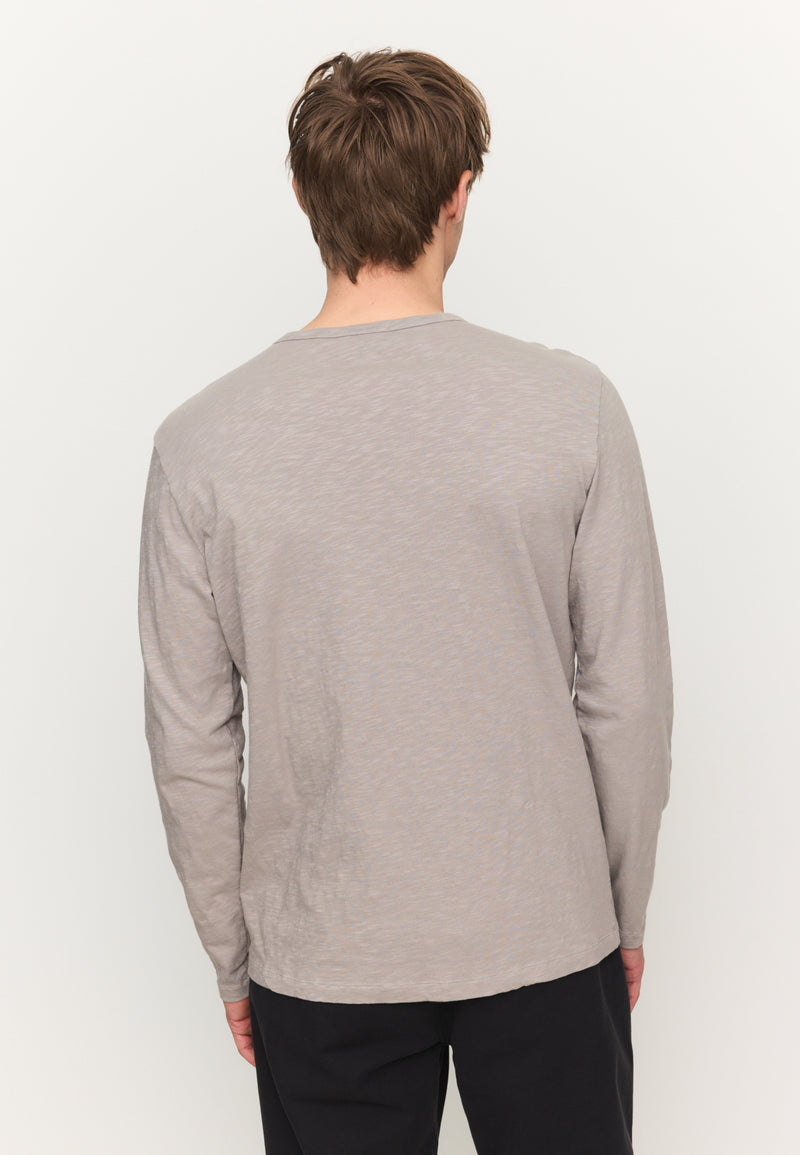 recolution - Longsleeve MACA greige - WERTE FREUNDE