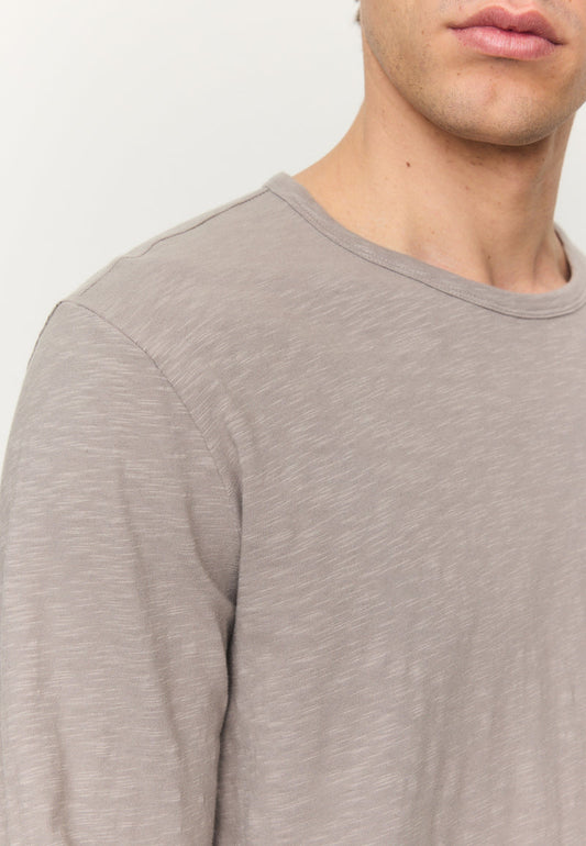recolution - Longsleeve MACA greige - WERTE FREUNDE