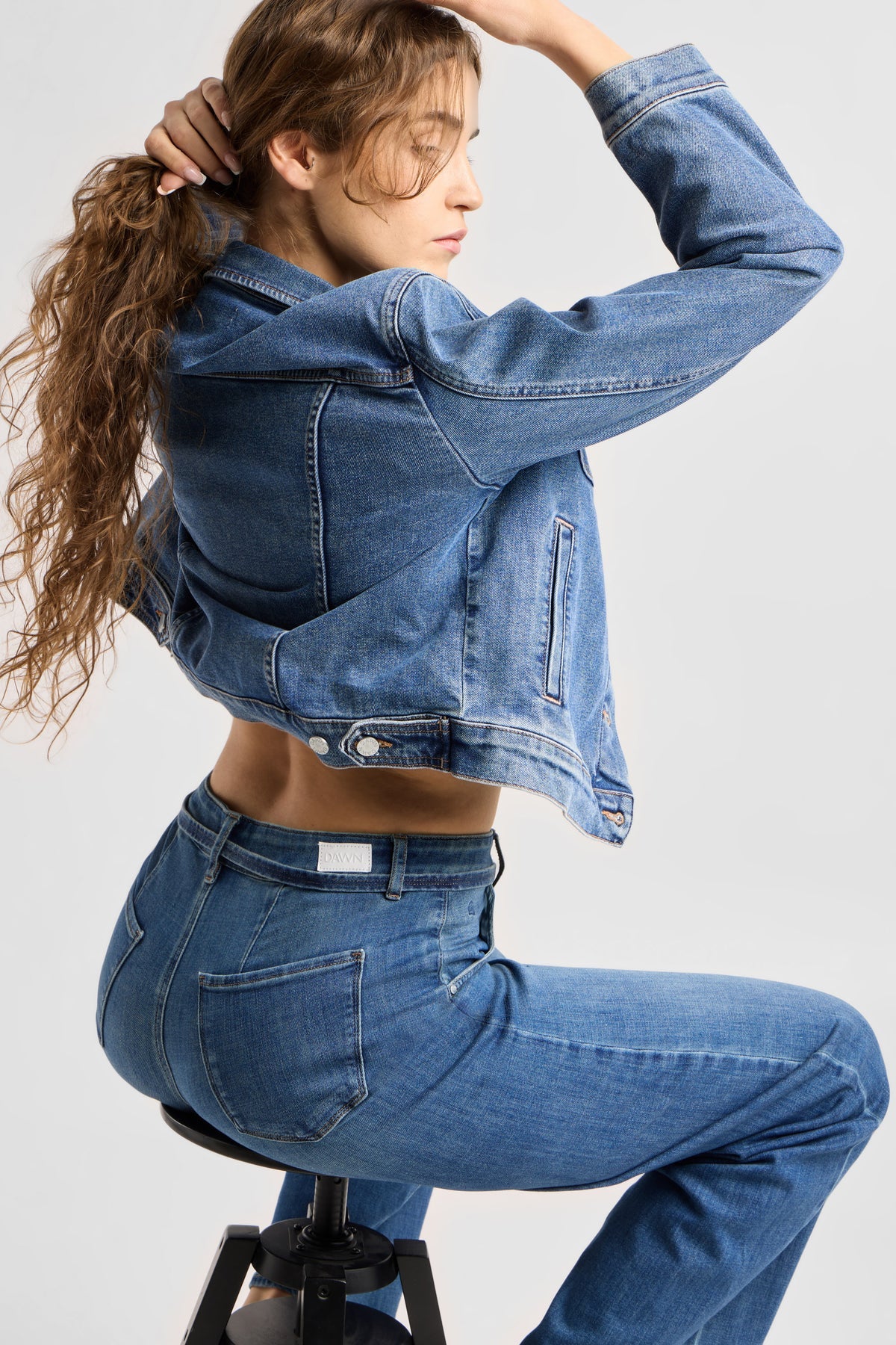 Dawn Denim - BLINK Wide Barrel Soft Denim - Classic Vintage Blue