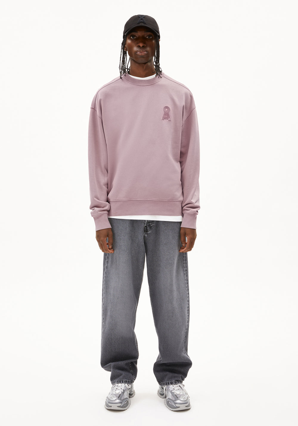 Armedangels - ICONIC Å EMAAL GMT DYE Sweatshirts light grape washed - WERTE FREUNDE