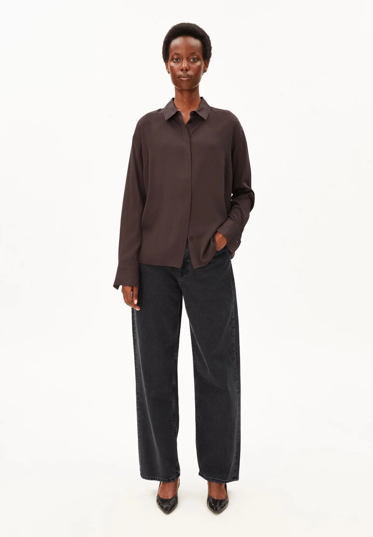 Armedangels - LARISAANA LONGSLEEVE BLOUSE claystone