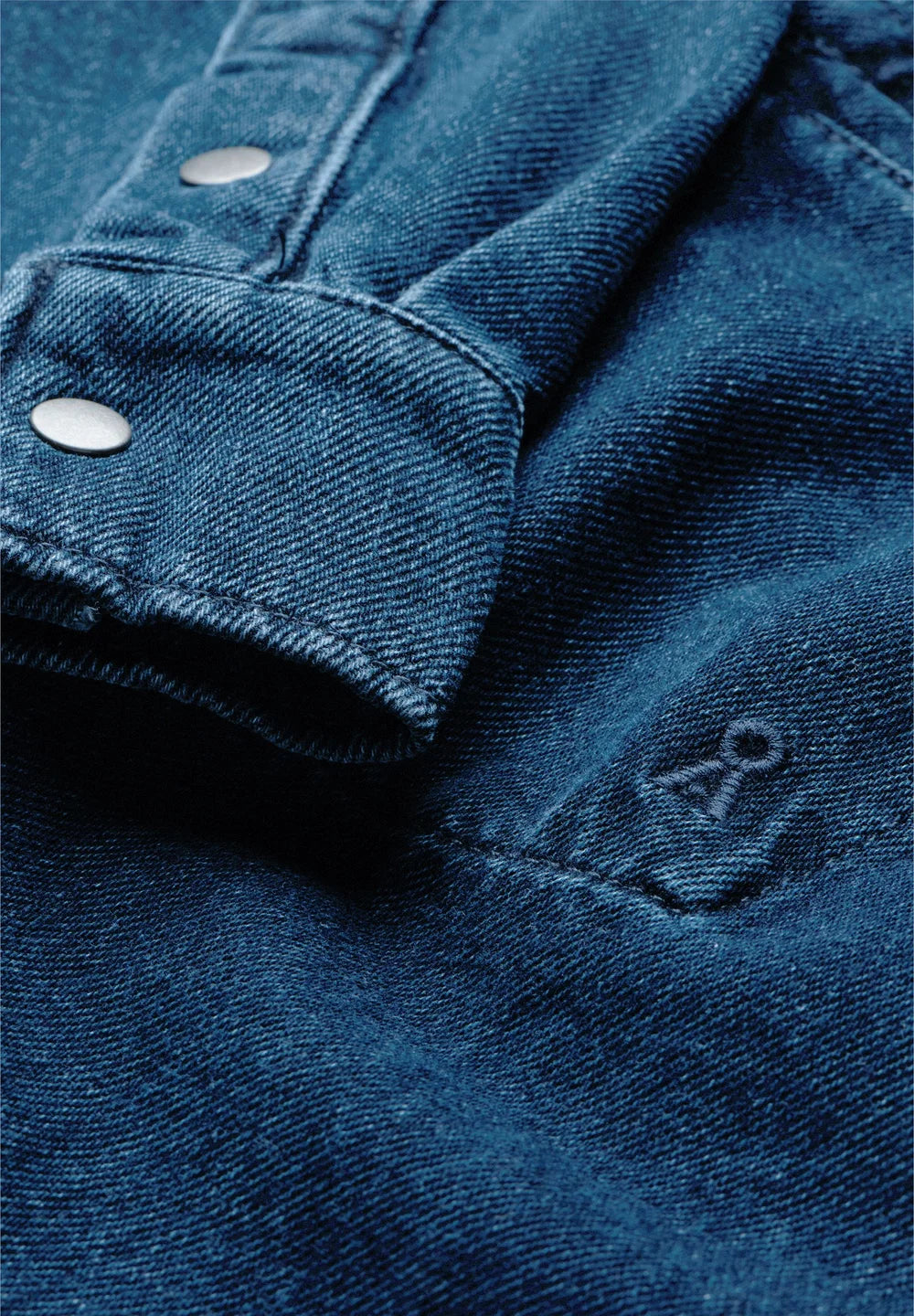 Armedangels - OVERSIZED DENIM BLOUSE bright blue