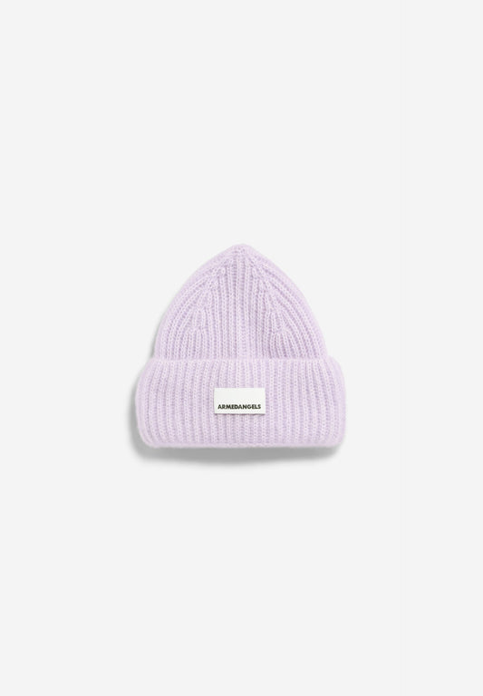 Armedangels - MOHAIR BLEND KNIT HAT moonlit lilac - WERTE FREUNDE