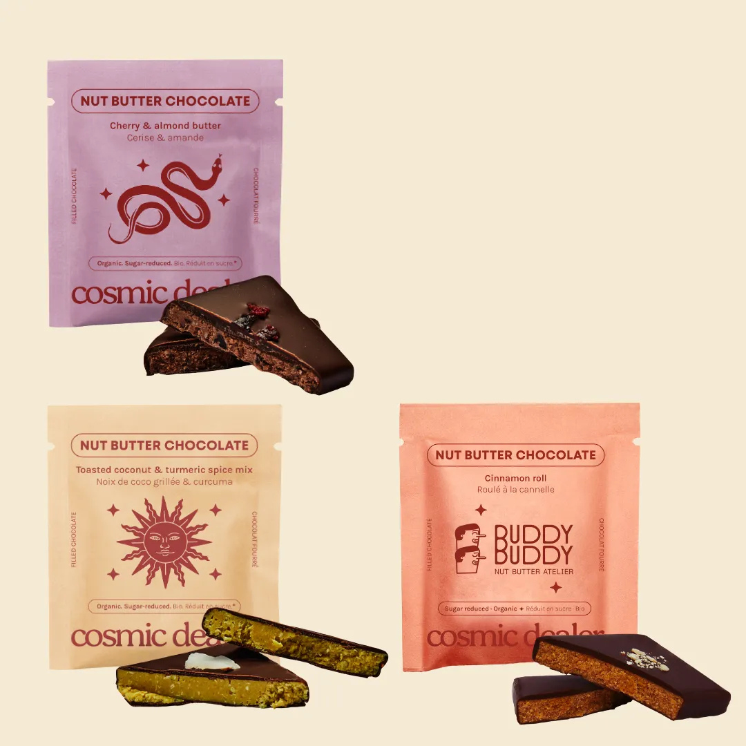 Cosmic Dealer - Nut Butter chocolate Box 7 x 20g
