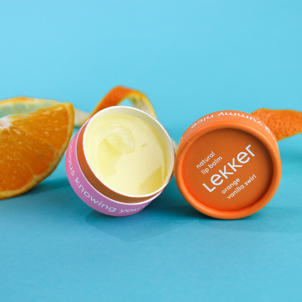 LEKKER - Orange-Vanille-Swirl-Lippenbalsam 50g
