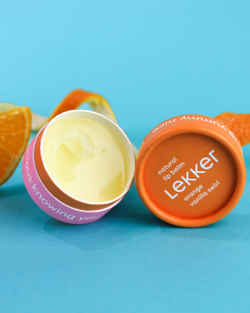 LEKKER - Orange-Vanille-Swirl-Lippenbalsam 50g