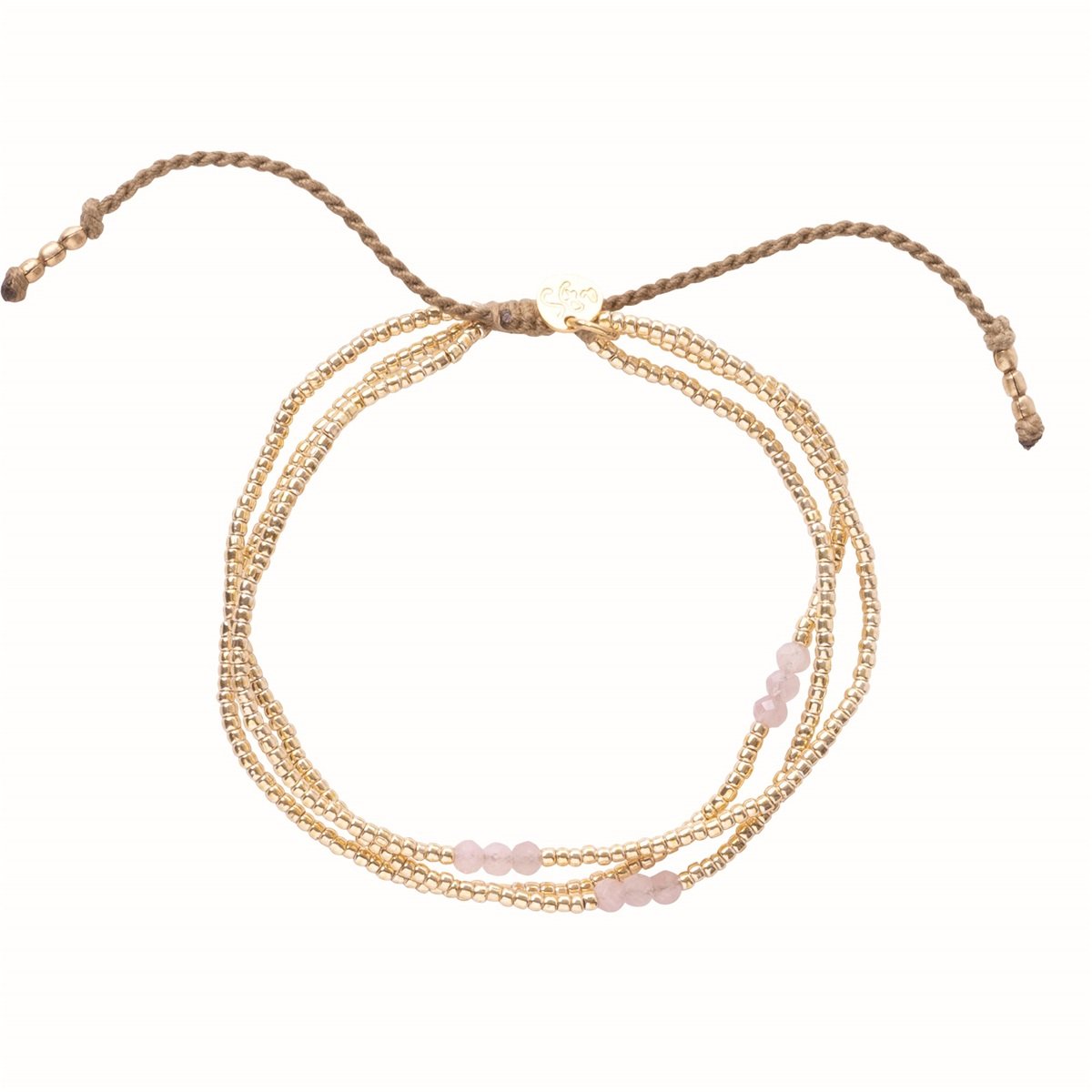 Shiny Rose Quartz Bracelet