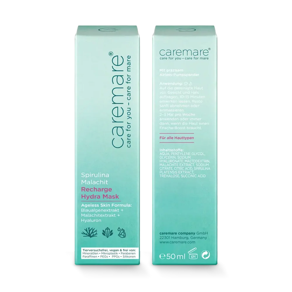 caremare - Recharge Hydra Mask Spirulina Malachit 50ml