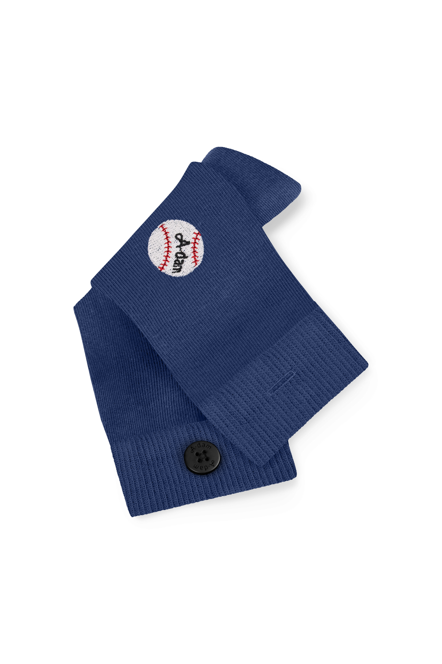 A-dam - Casual Socks Blue Baseball Flame