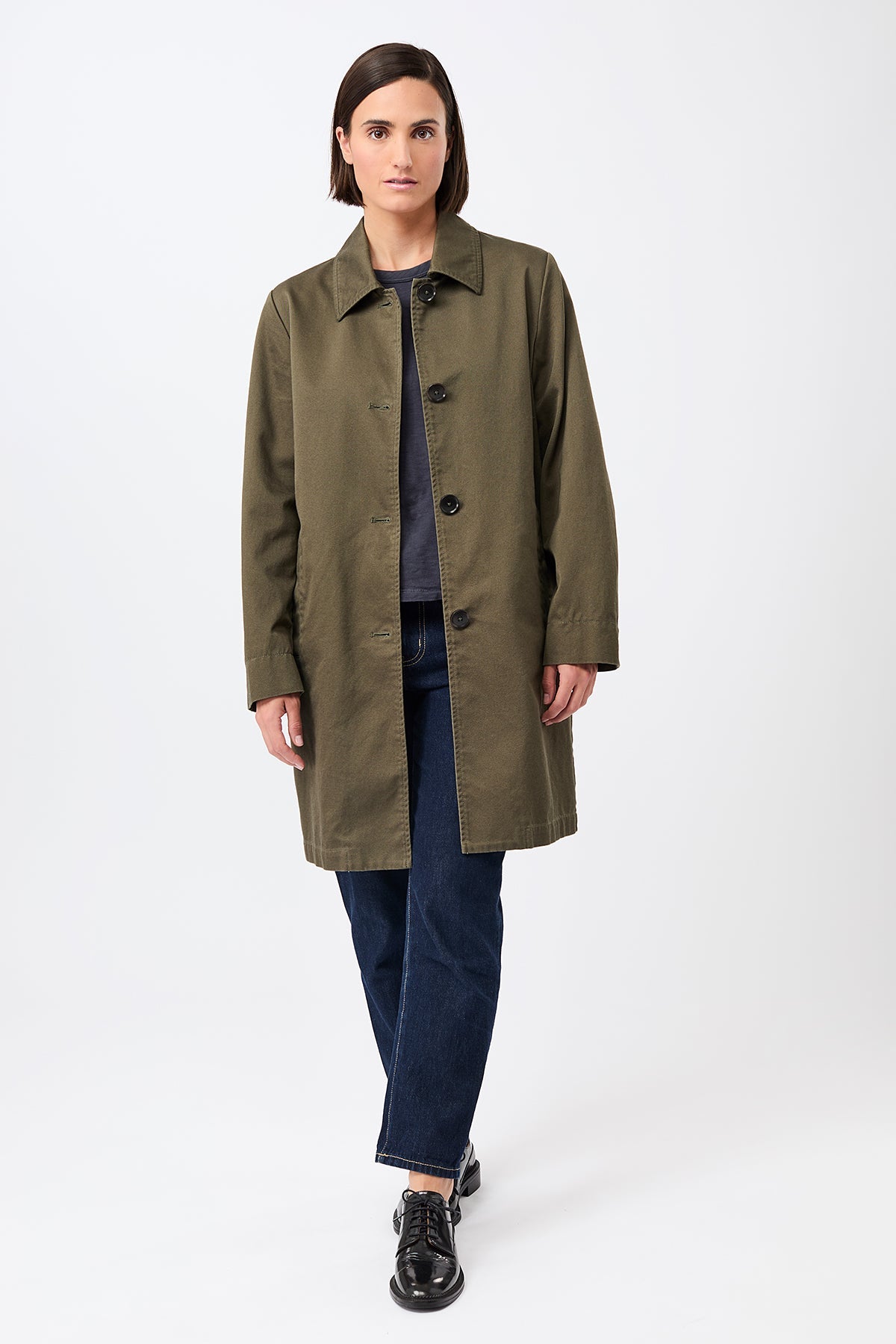 LangerChen - Coat Blain stone moss - WERTE FREUNDE