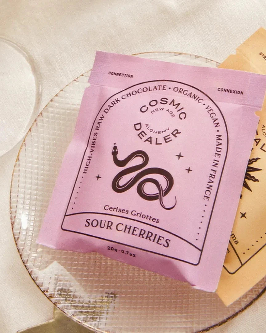 Cosmic Dealer - Nut Butter Chocolate Sour Cherries 20g - WERTE FREUNDE