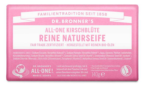 Dr. Bronner´s - Reine Naturseife Kirschblüte 140 g - WERTE FREUNDE
