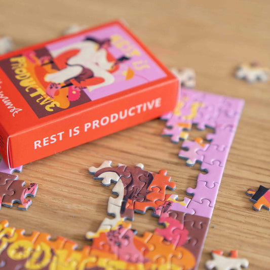 Willa Wunst - Rest Is Productive Mini Puzzle 99 Teile