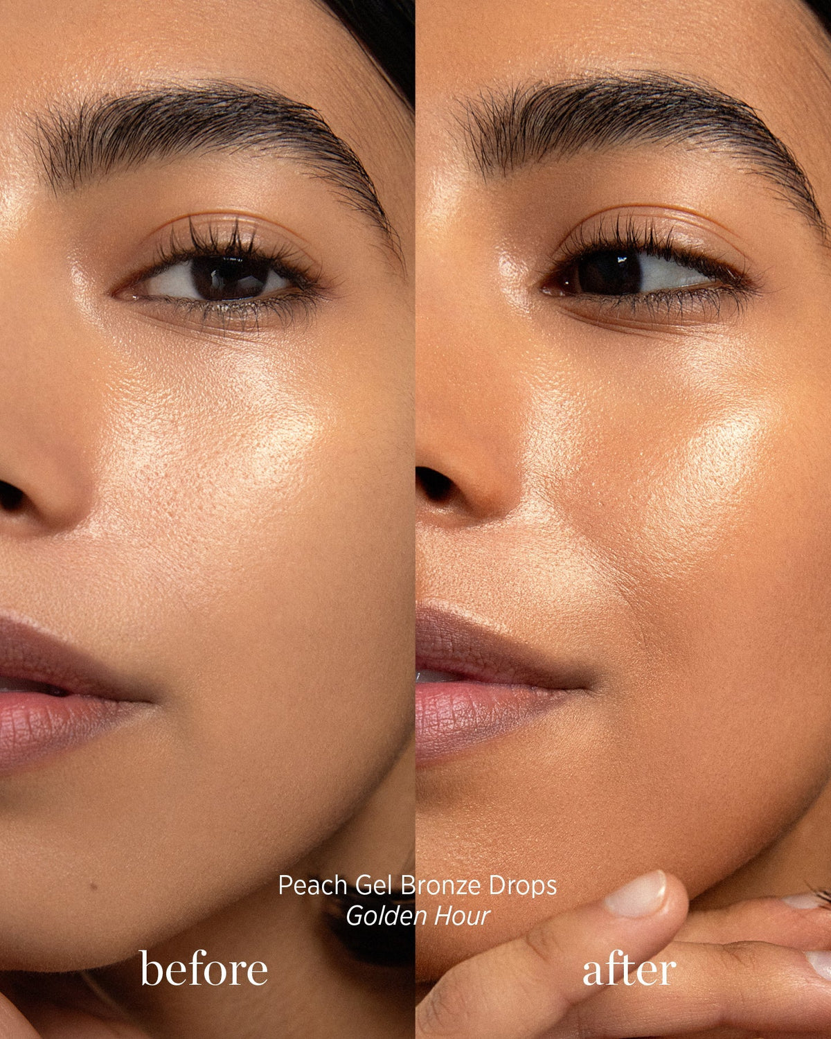 Ere Perez - Peach Gel Bronze Drops golden hour warm golden 30ml - WERTE FREUNDE