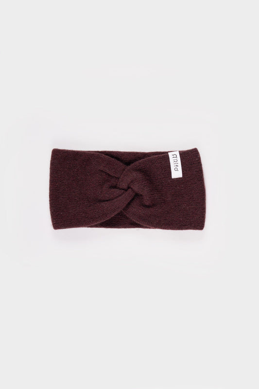 Rifo - Nadia Cashmere Headband Brown Caffè