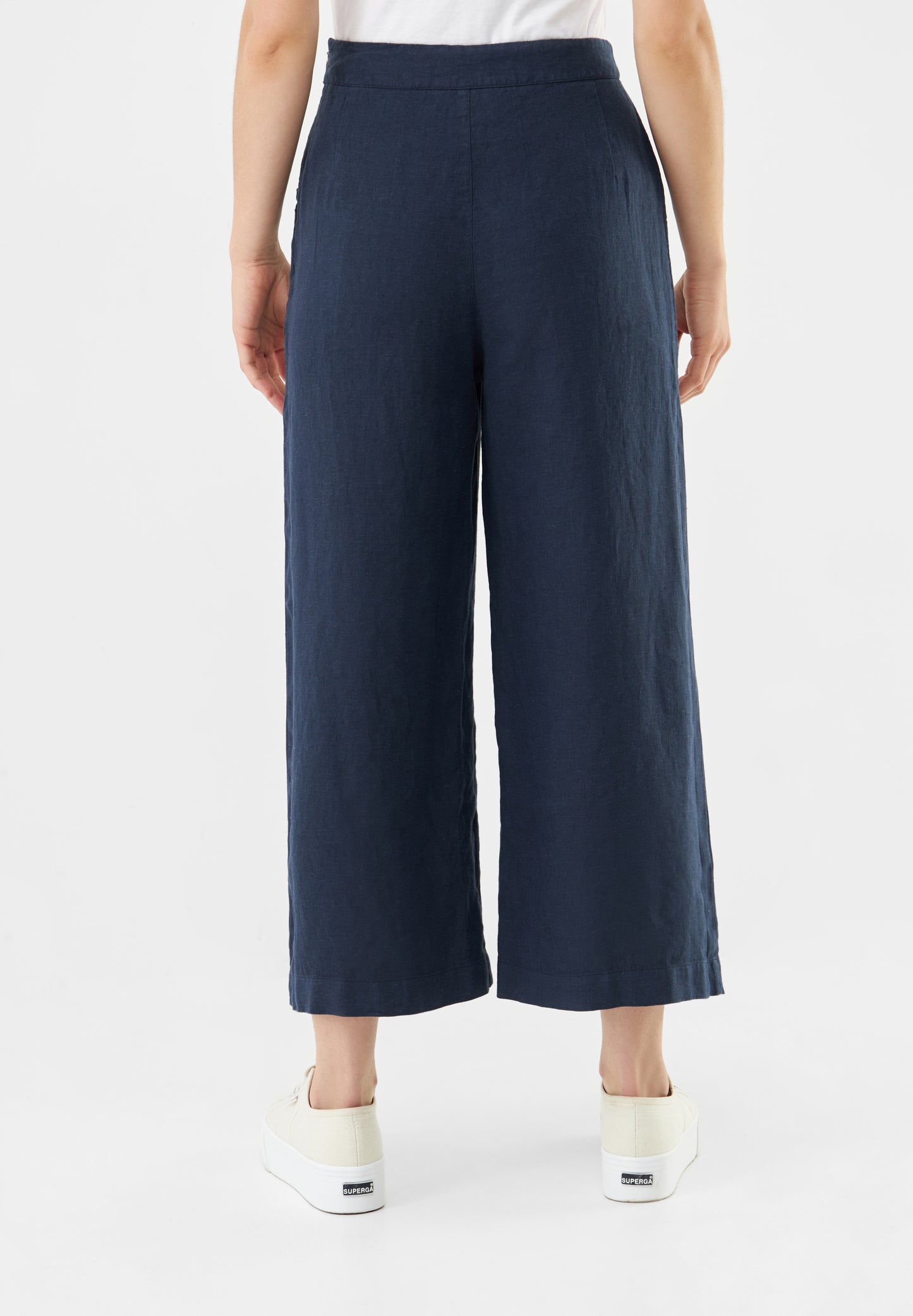 Givn - Fay Trousers Midnight Blue (Linen)