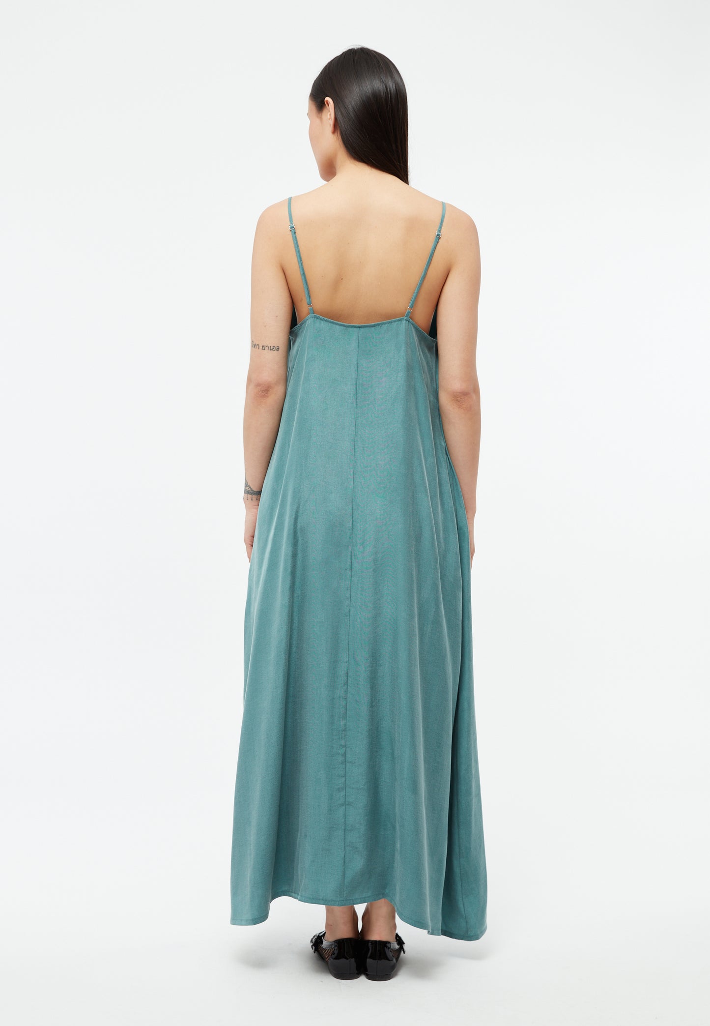 GIVN - GBRoxie Dress Graphite Green (Tencel) - WERTE FREUNDE