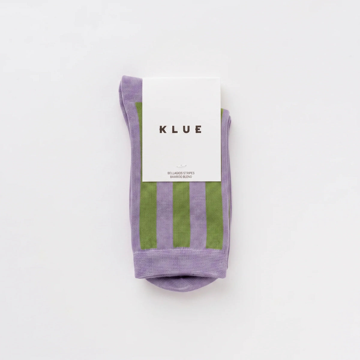 KLUE - Bambussocken Retro Bellagios Lavendel und Olive