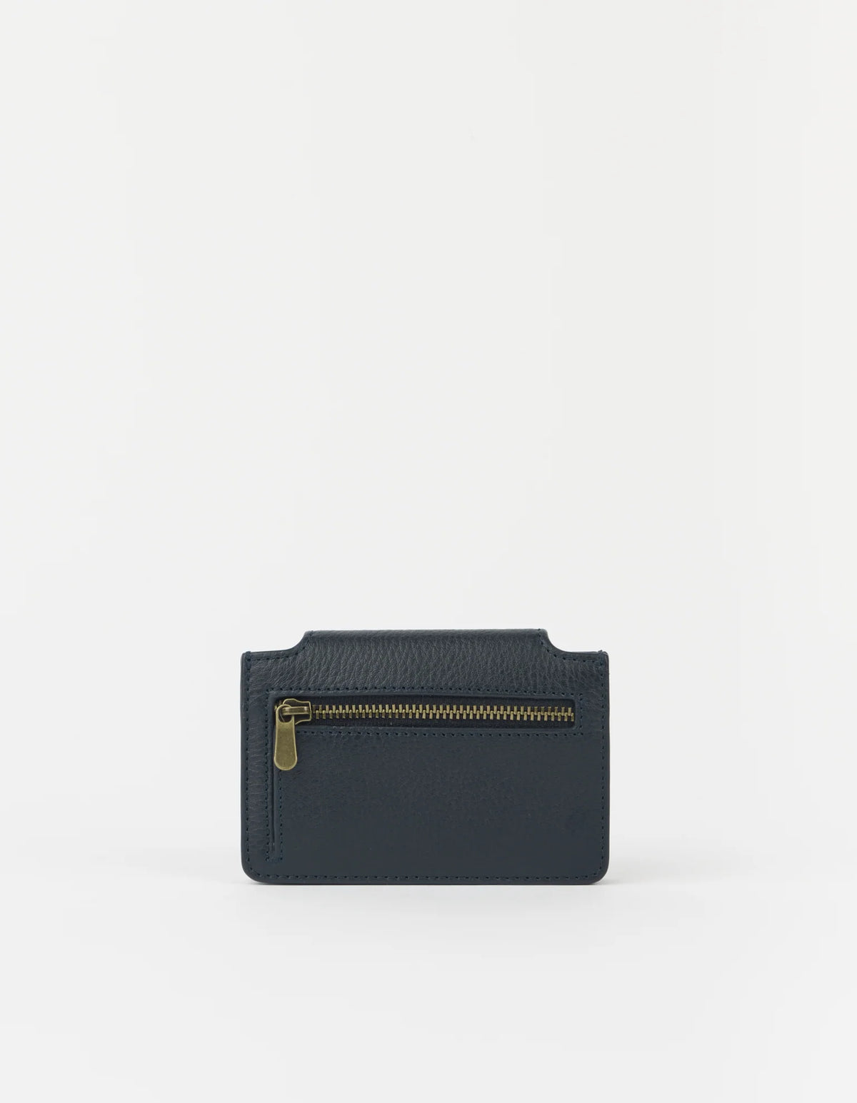 O MY BAG - Harmonica Wallet Soft Grain Leather Universe Blue
