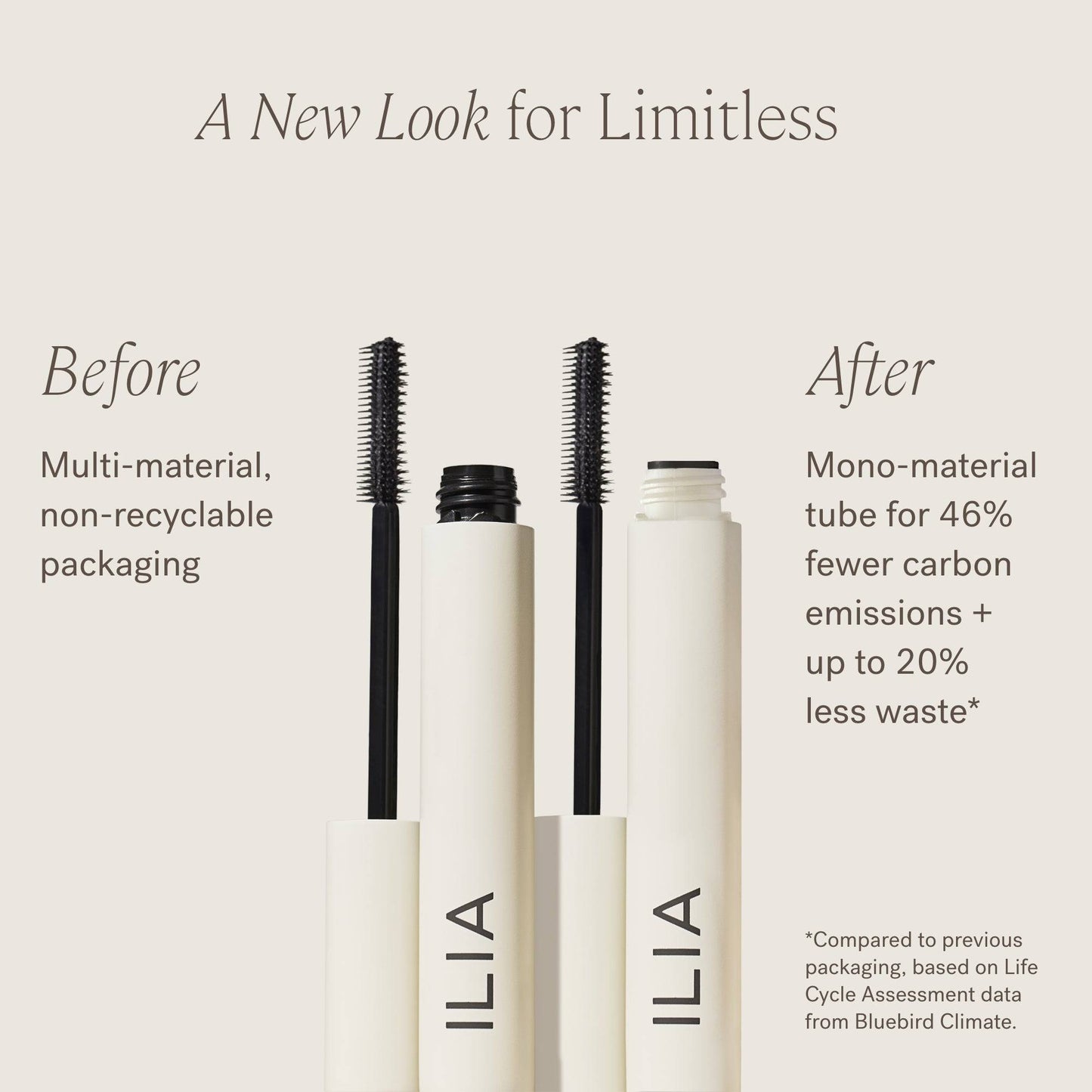 ILIA - LIMITLESS LASH MASCARA After Midnight (Black) 8 g - WERTE FREUNDE