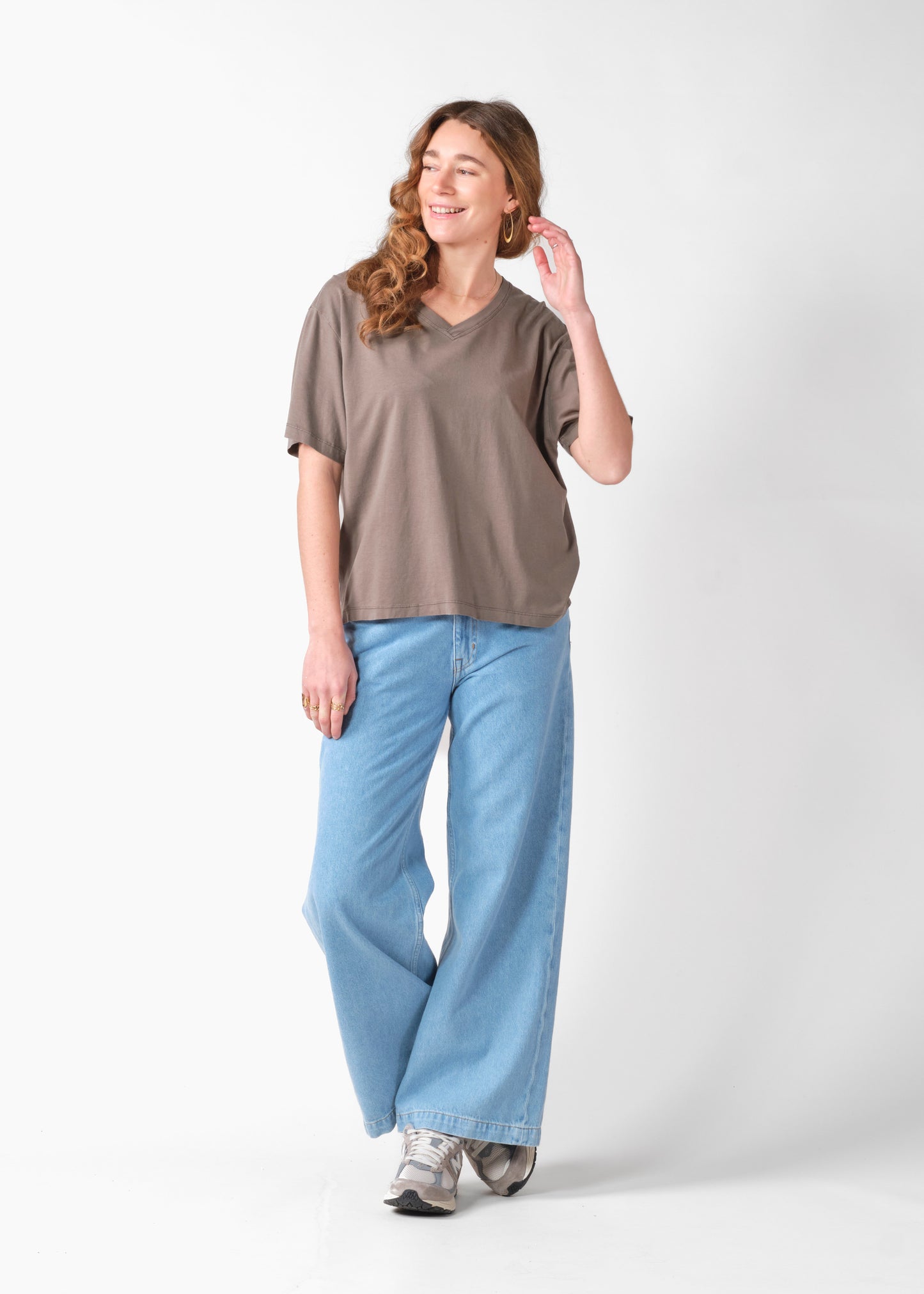 Klitmøller - Marie tee Taupe - WERTE FREUNDE