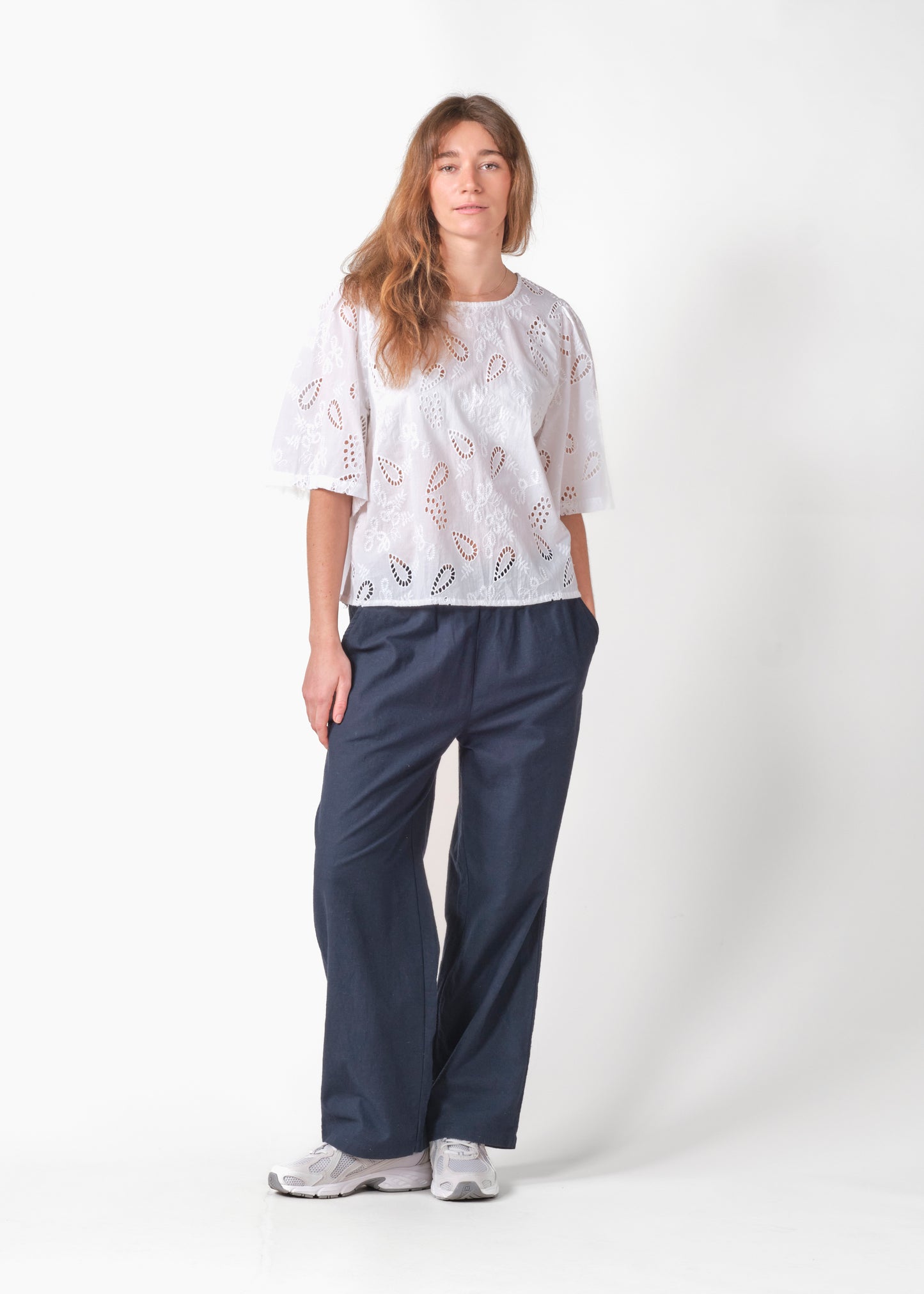 Klitmøller - Jonna S/S blouse White - WERTE FREUNDE
