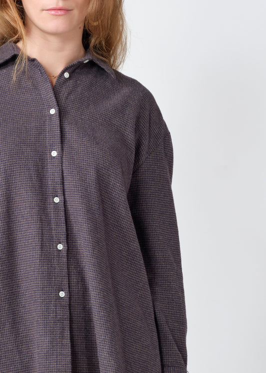 Klitmøller - Ofelia check shirt Black/taupe