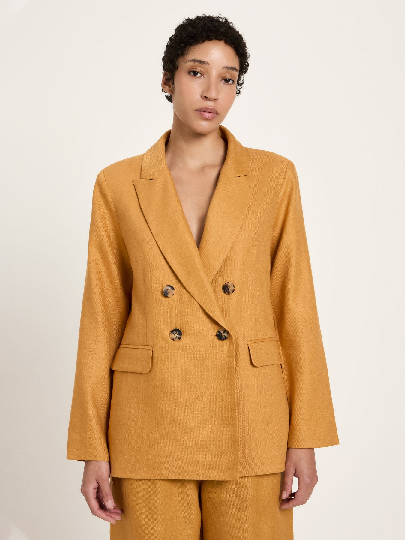 LANIUS - Blazer dark honey - WERTE FREUNDE