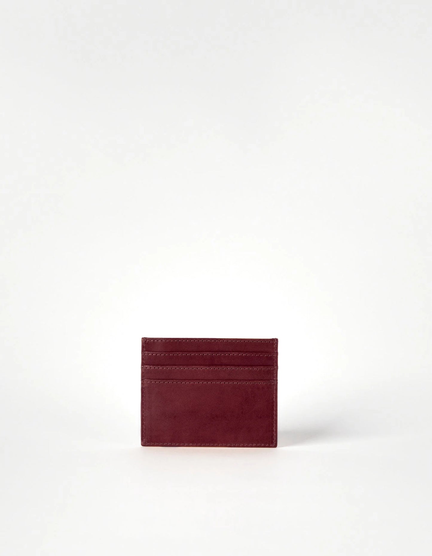 O MY BAG - Marks Cardcase Maxi Dark Cherry Classic Leather - WERTE FREUNDE