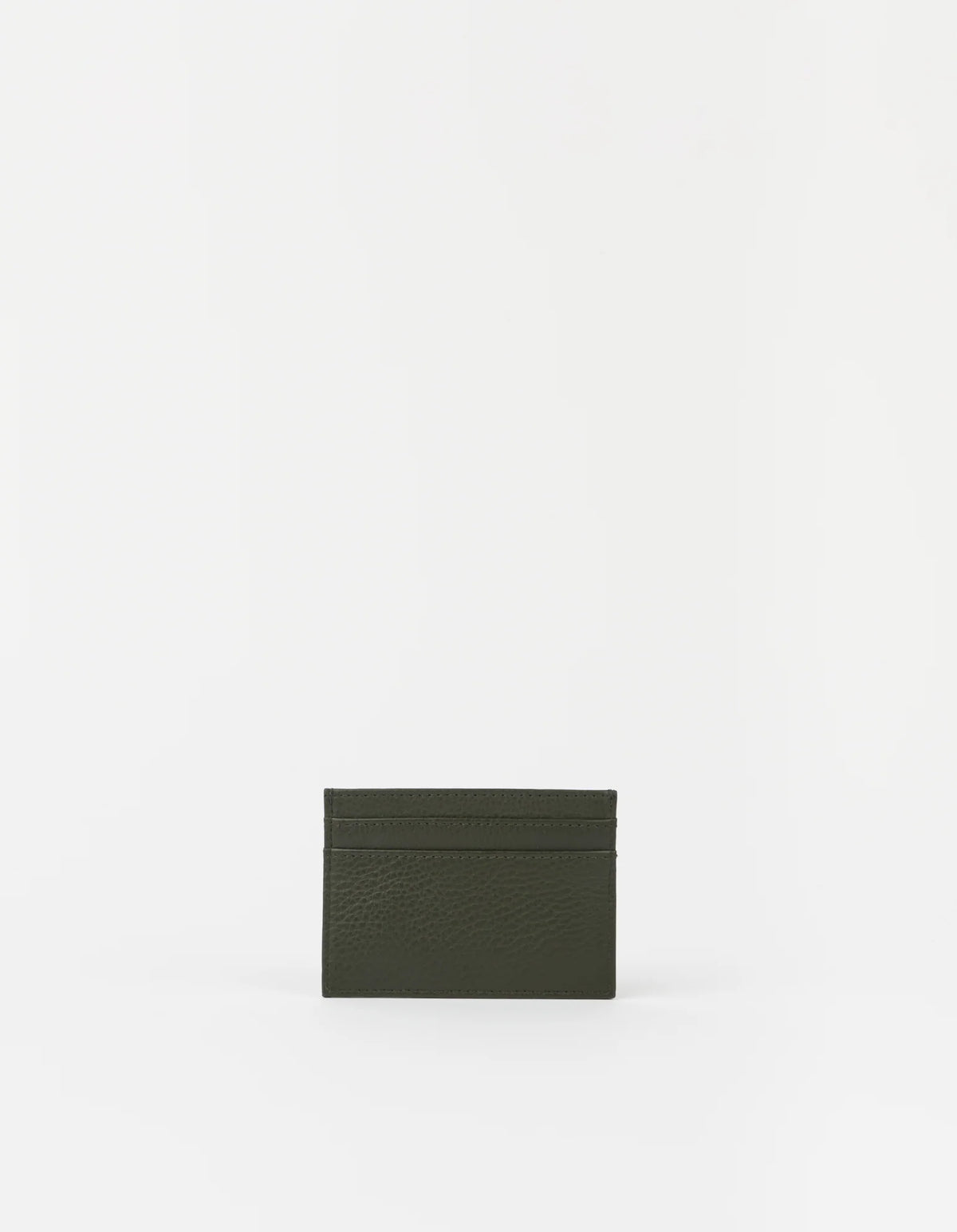 O MY BAG - Mark's Cardcase Soft Grain Leather Moss