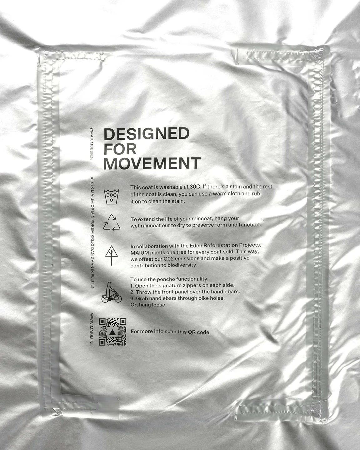 MAIUM - Poncho Neon Yellow - WERTE FREUNDE