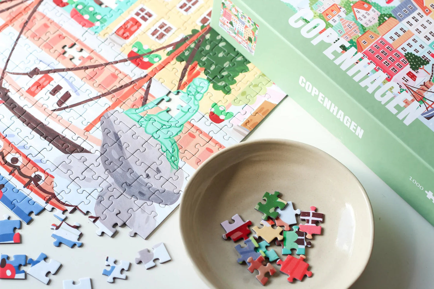 Piecely Puzzles - Puzzle Copenhagen 1000 Teile - WERTE FREUNDE