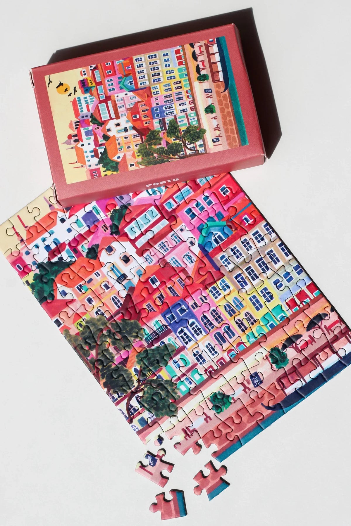 Piecely Puzzles - Mini-Puzzle Porto 99 Teile - WERTE FREUNDE