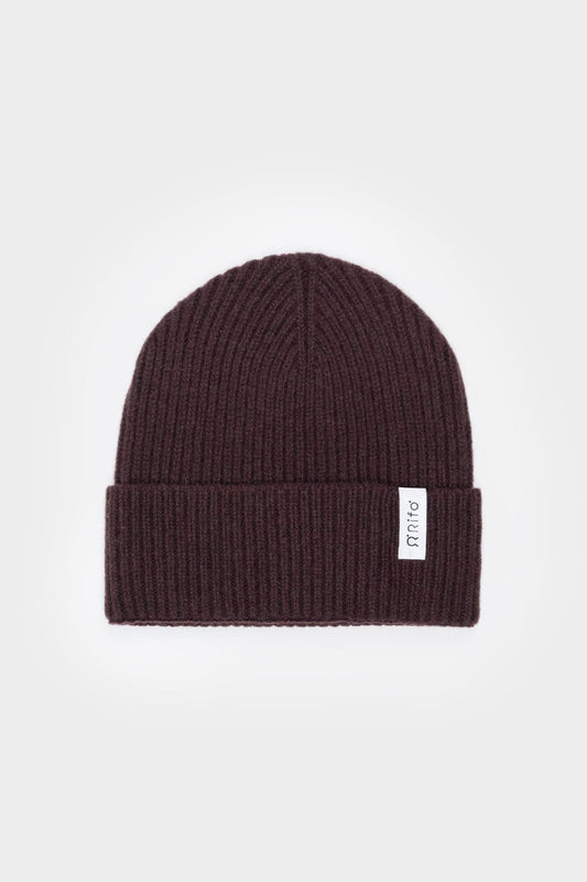 Rifo - Marcello Cashmere Beanie Brown Caffè