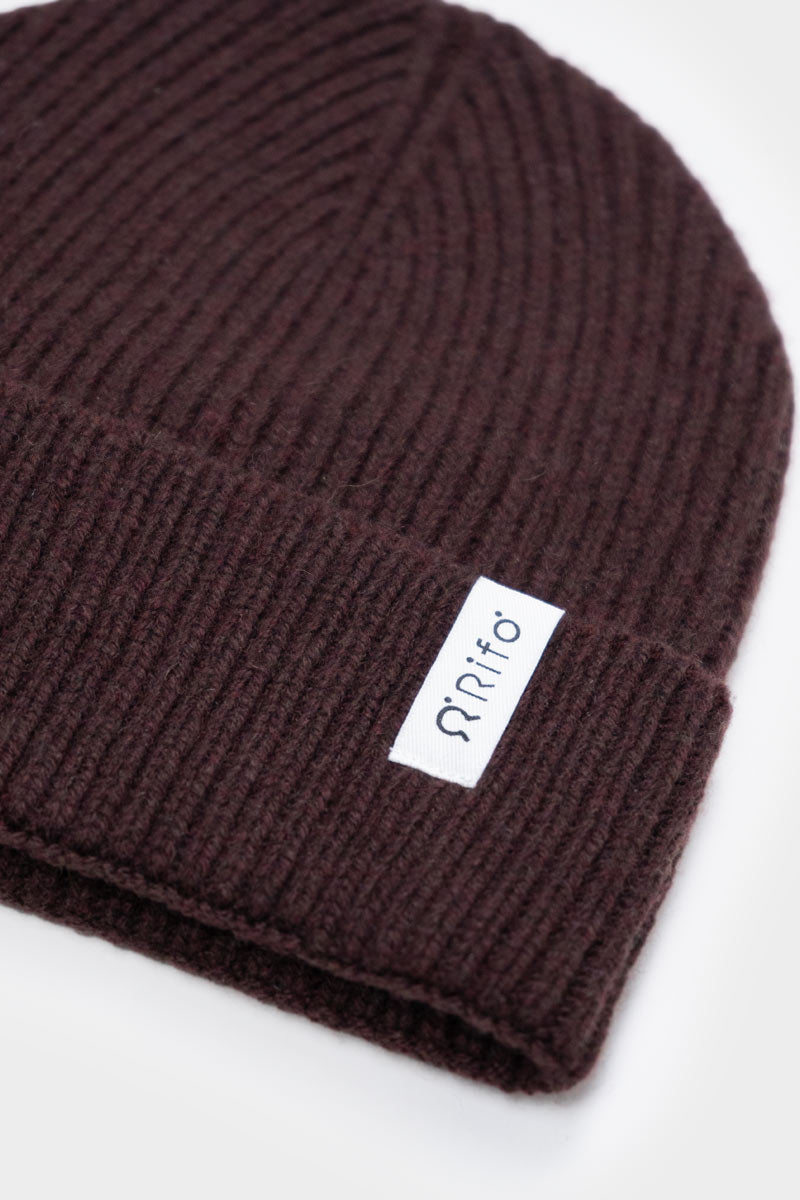 Rifo - Marcello Cashmere Beanie Brown Caffè