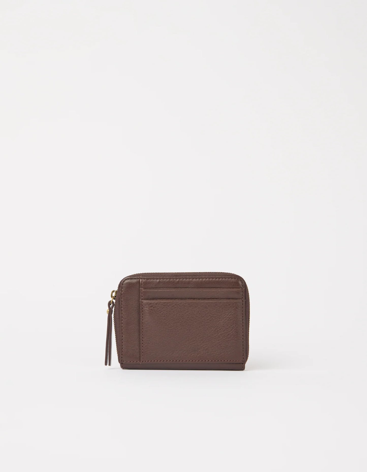 O MY BAG - Robbie Wallet Chocolate Soft Grain Leather - WERTE FREUNDE