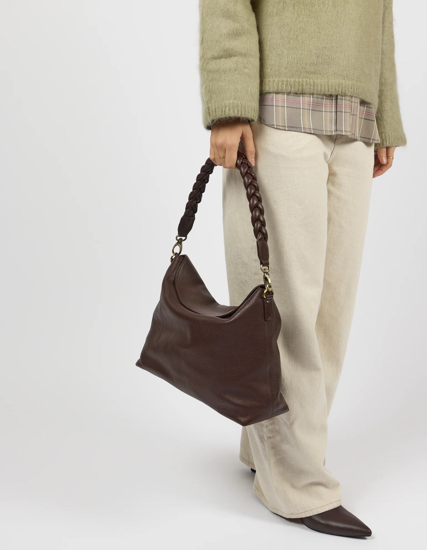 O MY BAG - Sienna Chocolate Soft Grain Leather - WERTE FREUNDE