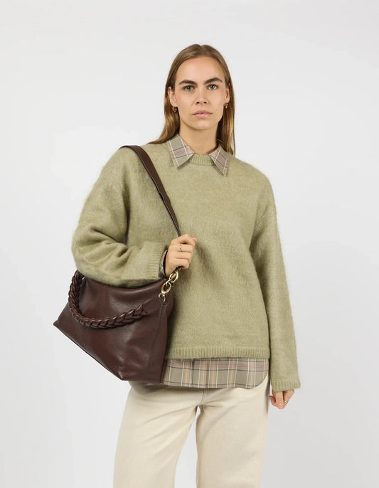 O MY BAG - Sienna Chocolate Soft Grain Leather - WERTE FREUNDE