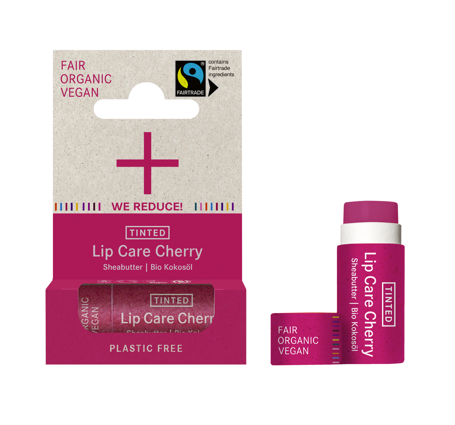 i+m - WE REDUCE! Cherry Lip Care Lippenpflege 5g - WERTE FREUNDE