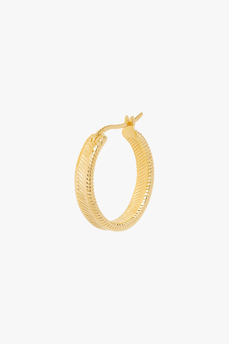 WILDTHINGS - Iconic hoop gold plated