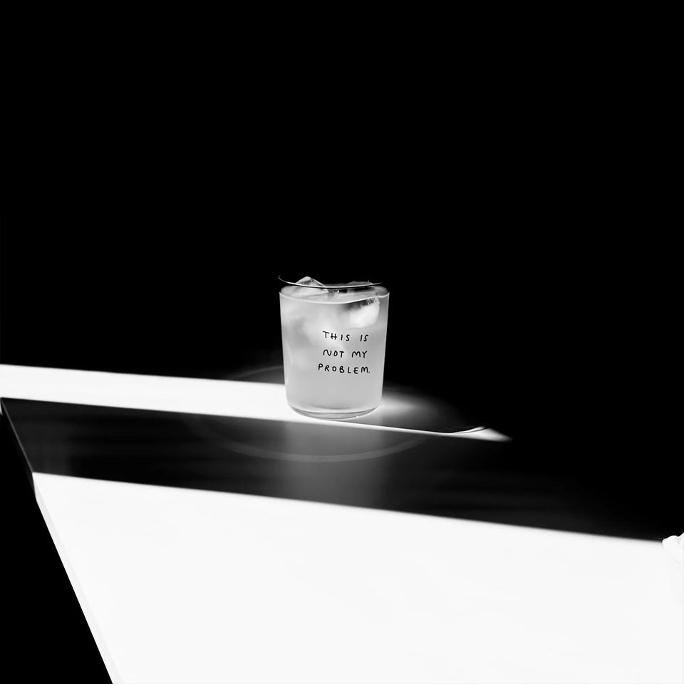 YAHYA STUDIO - Glass Large- This is not my Problem