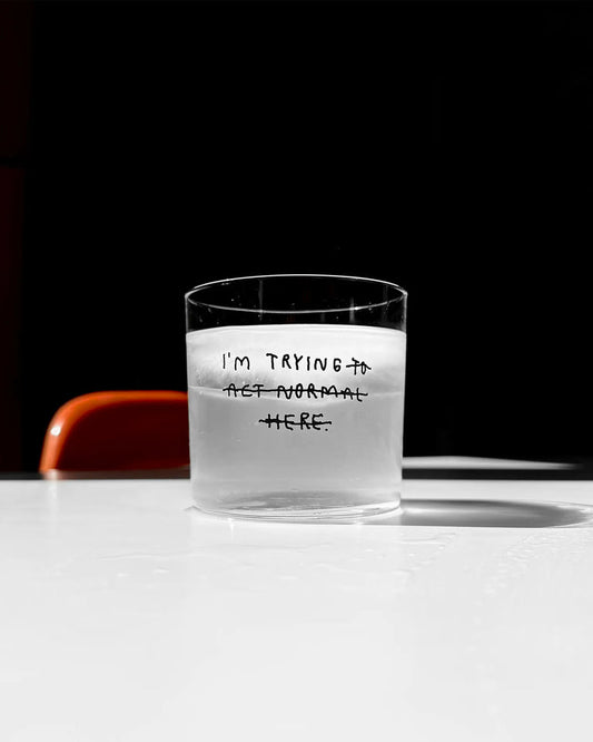 YAHYA STUDIO - Glass Medium- I'm trying to act normal here