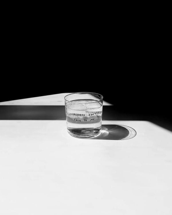 YAHYA STUDIO - Glass Medium- Please Don't Talk To Me