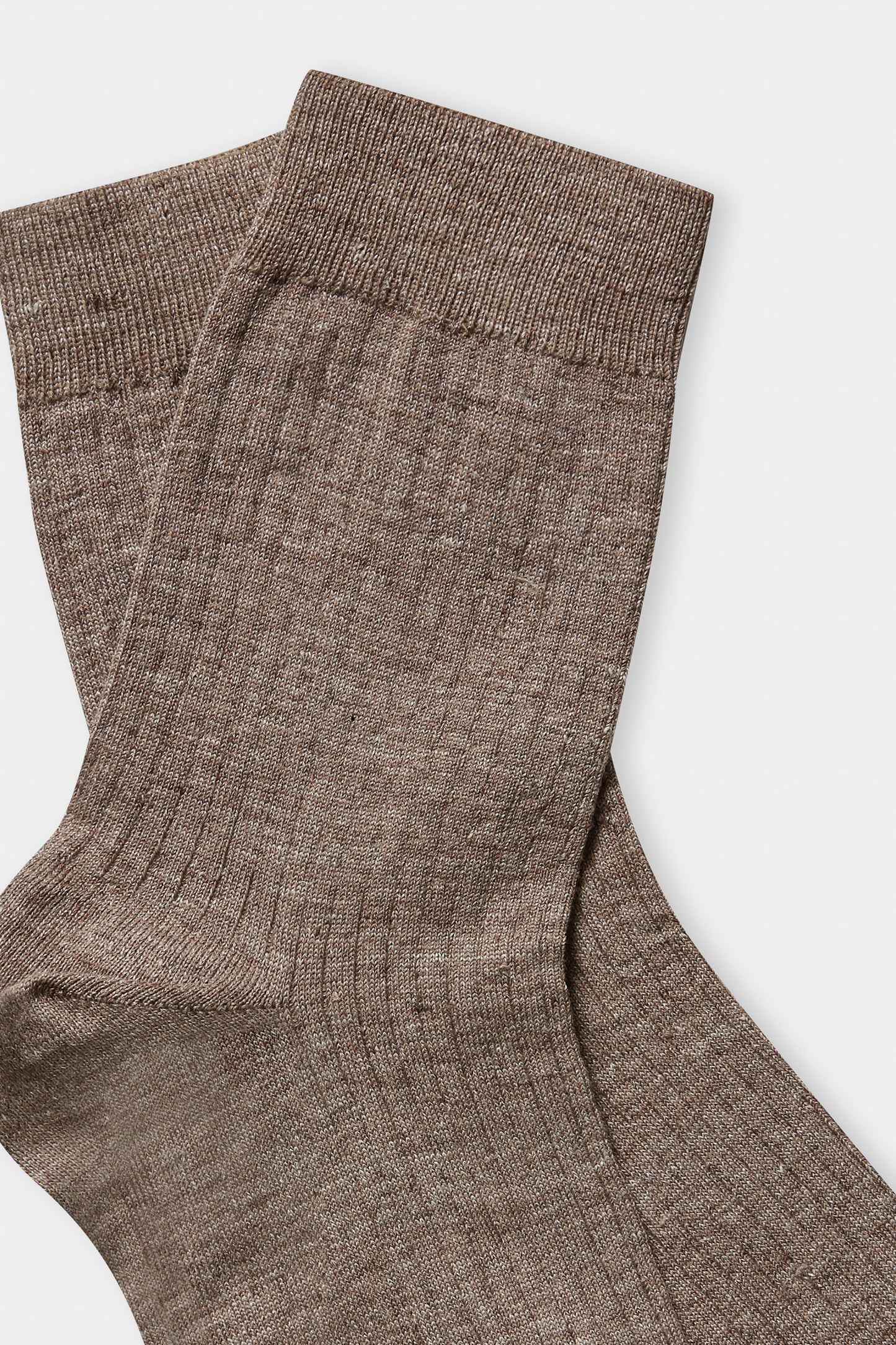 About Companions - LINEN socks walnut - WERTE FREUNDE